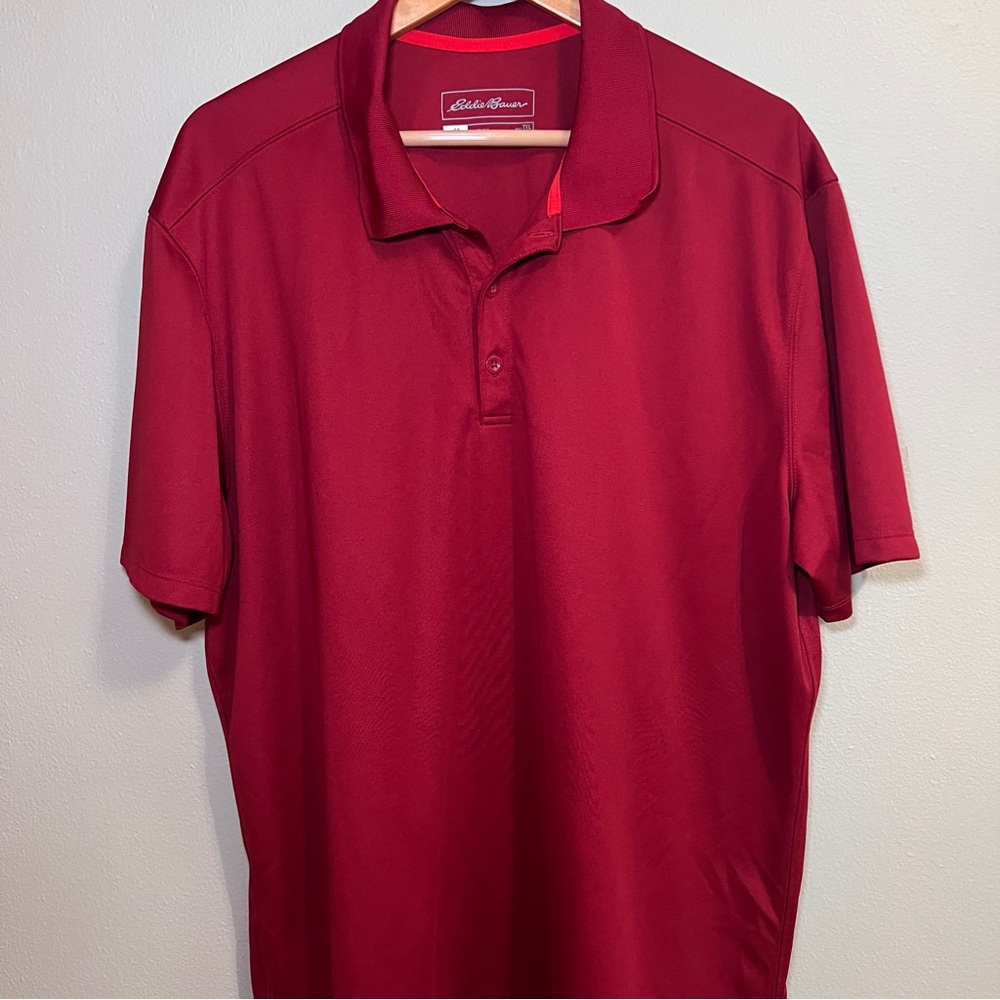 Eddie Bauer Men’s Red Polo Shirt